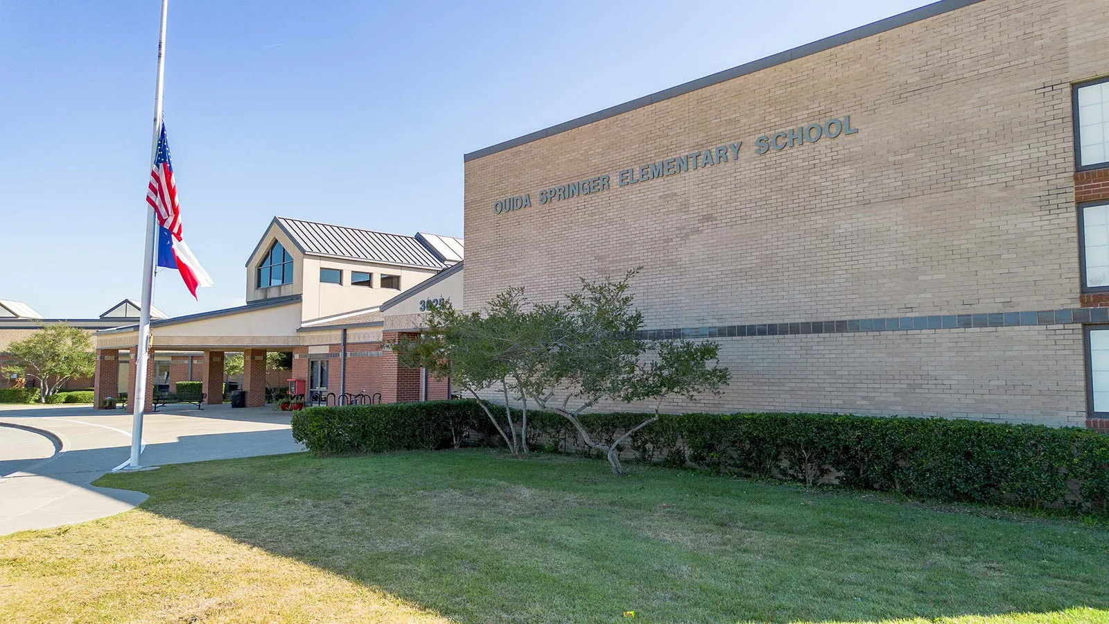 Ouida Springer Elementary School, Rockwall ISD — the campus where the allegation was reported.